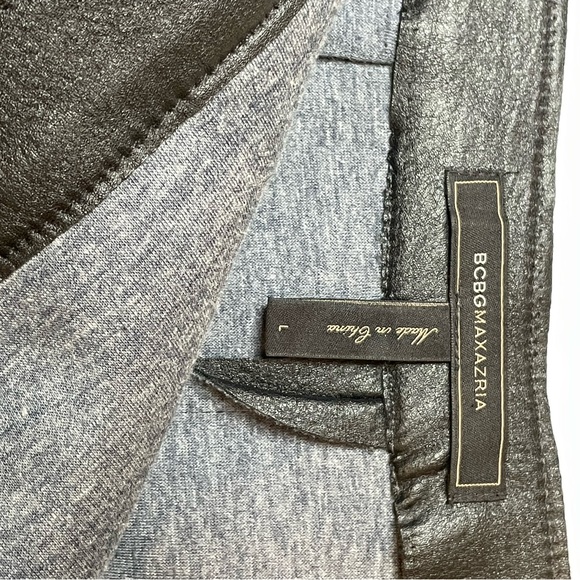 BCBG MazAzria faux leather mini skirt - Picture 2 of 3